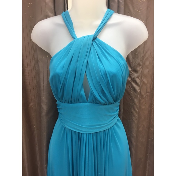 Blue Thea Dora dress with shawl size 6 - Picture 2 of 4